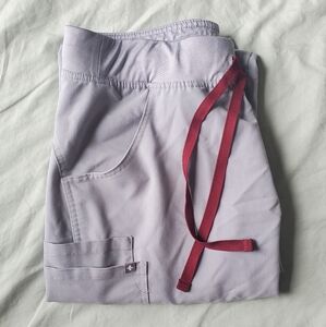 Figs Kade Cargo Scrub Pants - Light Grey - MP